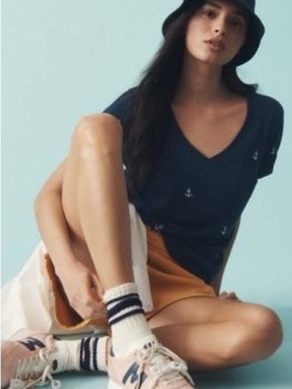 Anthropologie The Lars Classic V-Neck Tee by T.La